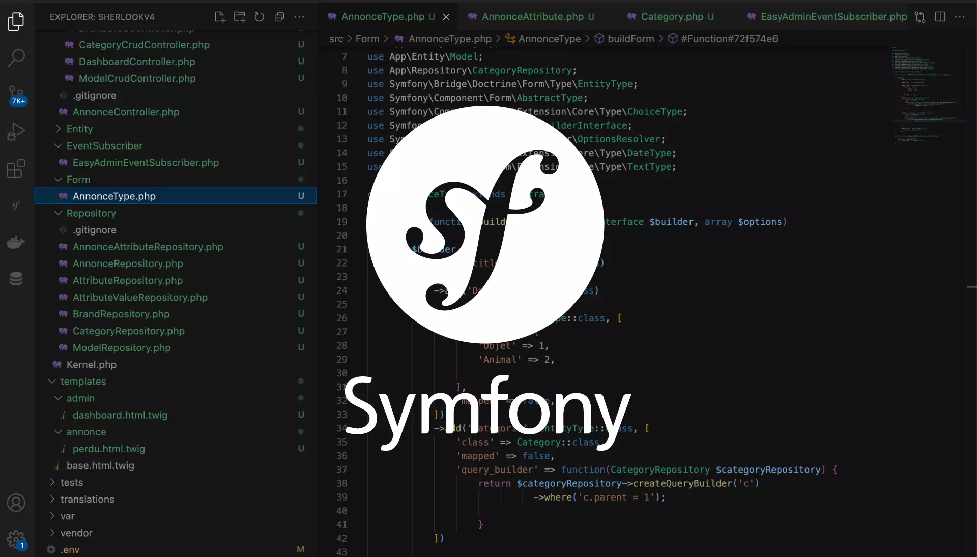 Sites Symfony
