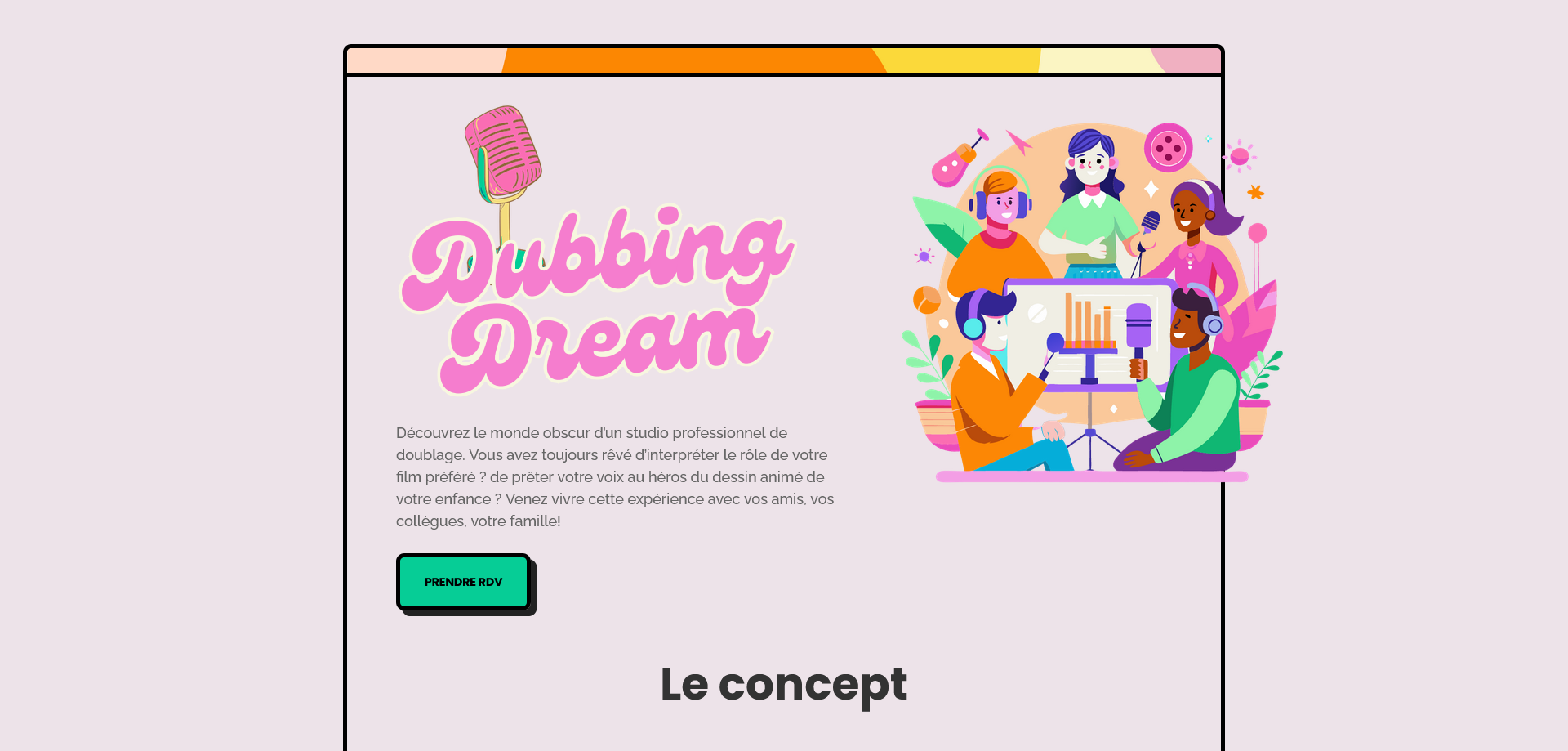 DubbingDream — Site vitrine & SEO
