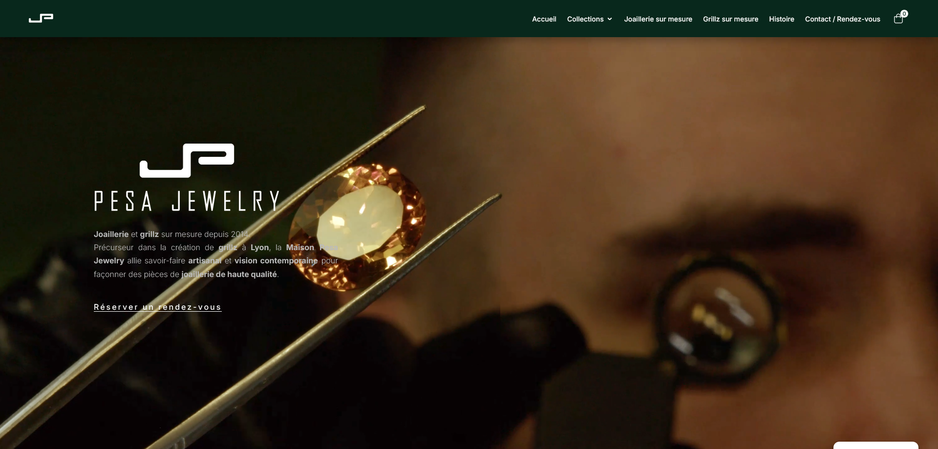 PesaJewelry — Site e‑commerce & SEO