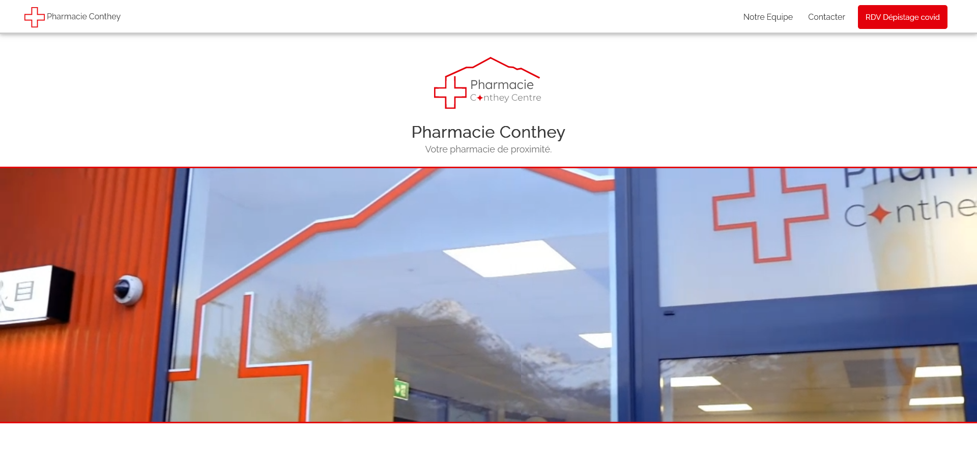 Pharma Contey — Site vitrine & SEO • Design logo